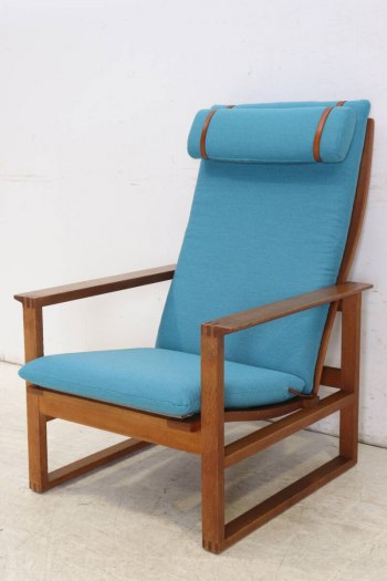 Rare Brge Mogensen High-Back Chair Model 3217 by Fredericia | Scandinavian Vintage | Danish Furniture