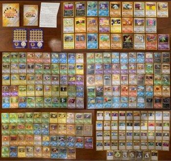 Neo Complete Set + Trainer Card + Box Pokémon Card Old Back